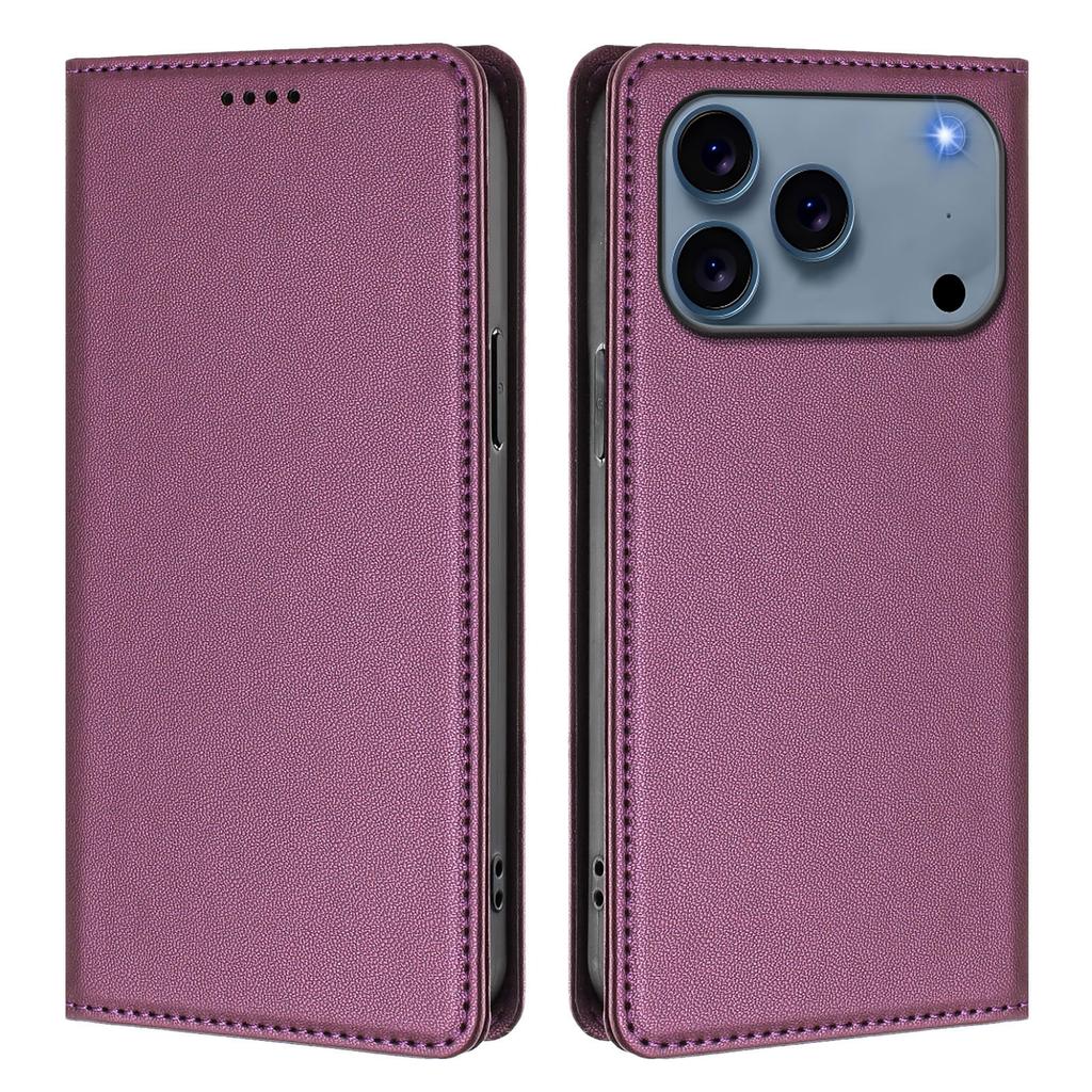 For iPhone 17 Pro Max Leather Wallet Case Magnetic Closure RFID Blocking Phone Cover