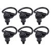 6 Pcs Cargo D Hooks Steel Black Rustproof Coating BK21V550A74AD for Transit 150 250 350 2015 To 2024 Cargo Van
