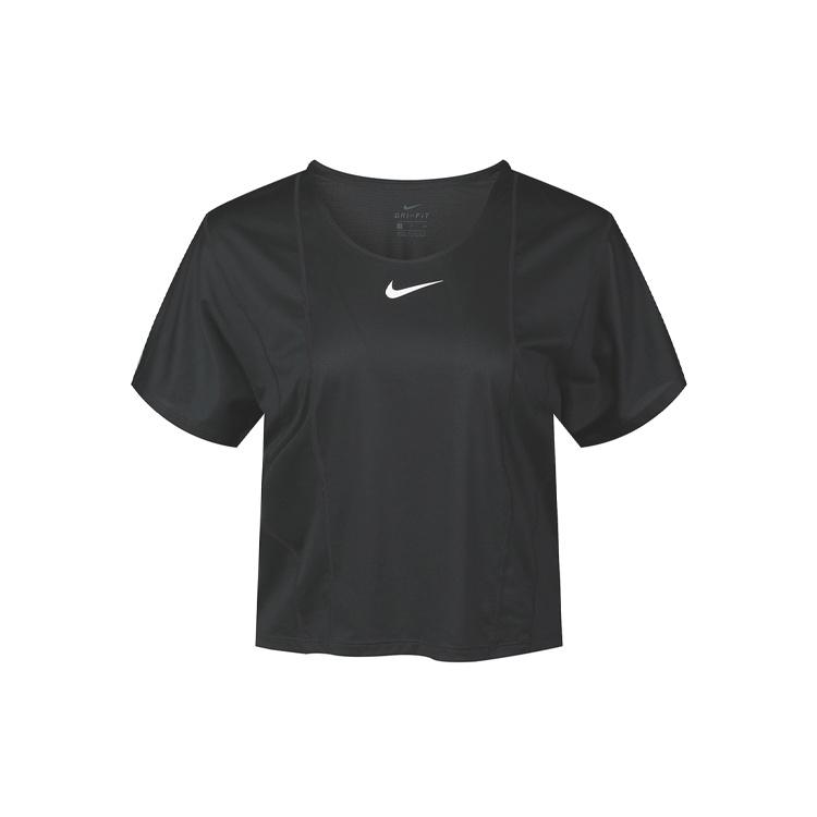 (WMNS) Nike ICON CLASH CITY SLEEK Sports Running Tops Short Sleeve Black Women s CU3033-010 XXL