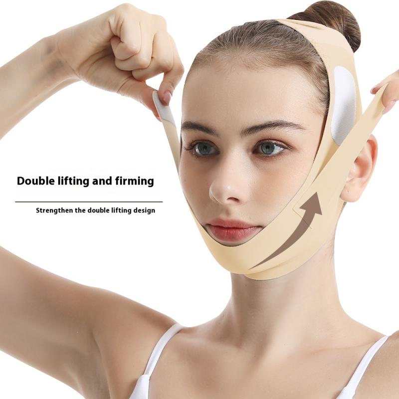 Graphene V-Line Mask, Chin Up Mask V Shaped Face Mask Jaw Exerciser,Double Chin Face Thining Band Massage