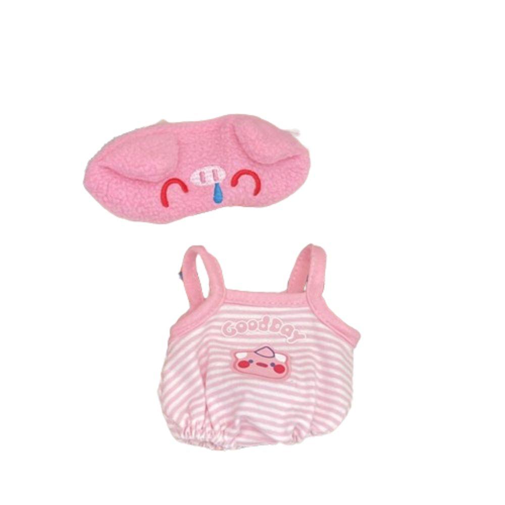 1 set Dress Up Miniature Dress Suit DIY Clothing No Attributes Dolls Clothes 20cm Idol Cotton Doll