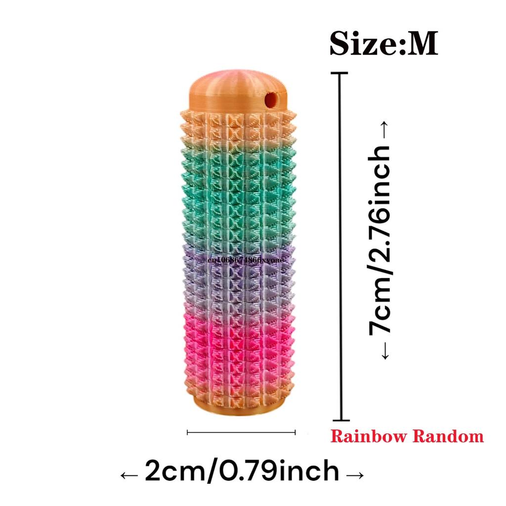 3D Tištěné Malé Pícháčky Bodlinaté Senzorické Hračky Úleva od Stresu Bodlinaté Uchopovací Stimulační Klíčenka Stimming Hračky Mini Uchopovací Fidget Hračky