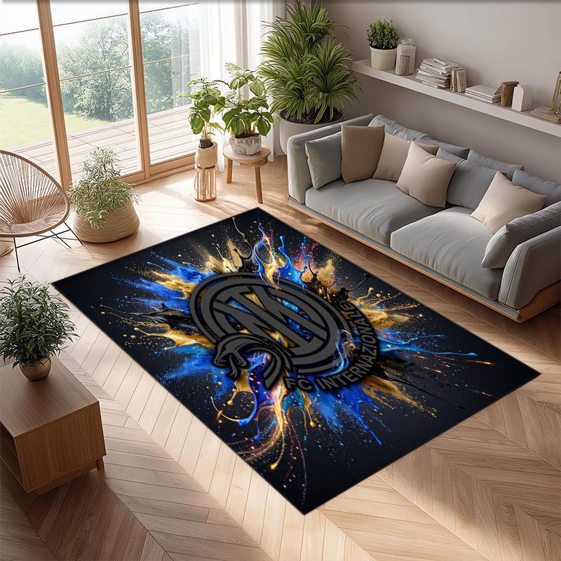 Borussia Dortmund Printed Flannel Area Rug Non Slip Soft Polyester Floor Carpet Indoor Decor Mat for Bedroom Living Room Sofa