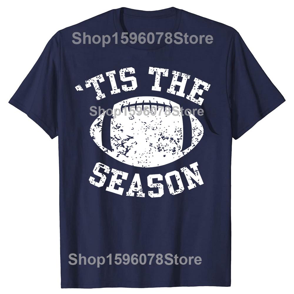 Funny Rugby The Season Football Game Day Tshirts Men Womens Fashion Casual Tshirt 100 Cotton Loose Oversized T Shirt Summer