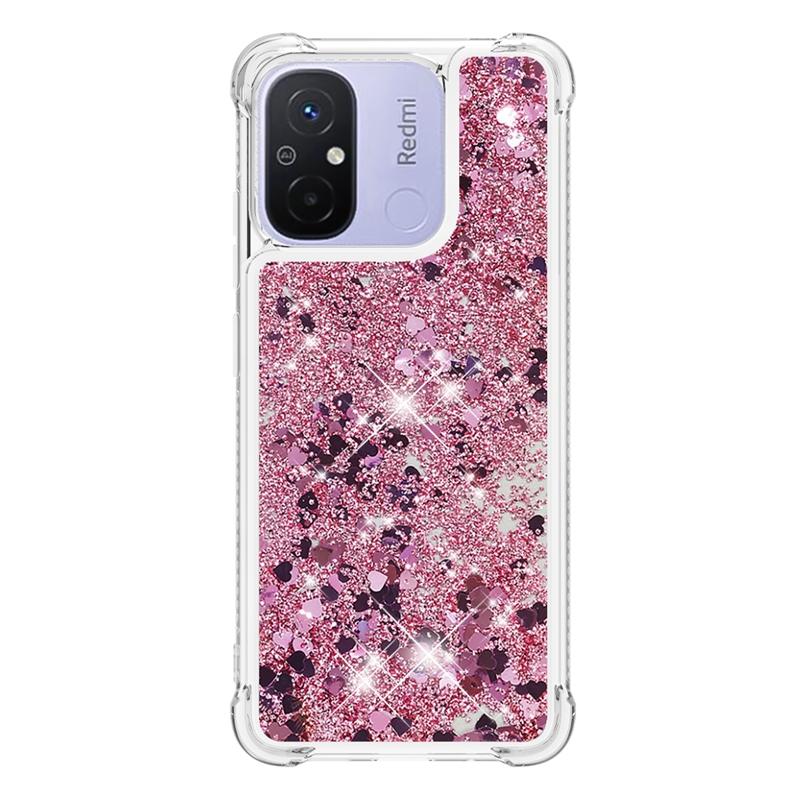 Pre Xiaomi Redmi 12C Puzdro Trblietavé Dynamické Tekuté Puzdro na Pre Fundas Xiaomi Redmi 12C Mi Kryt na Telefón Xiomi Redmi12C 12 C Coque