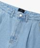 ESN Essential One-Pleat Denim Shorts Light Blue