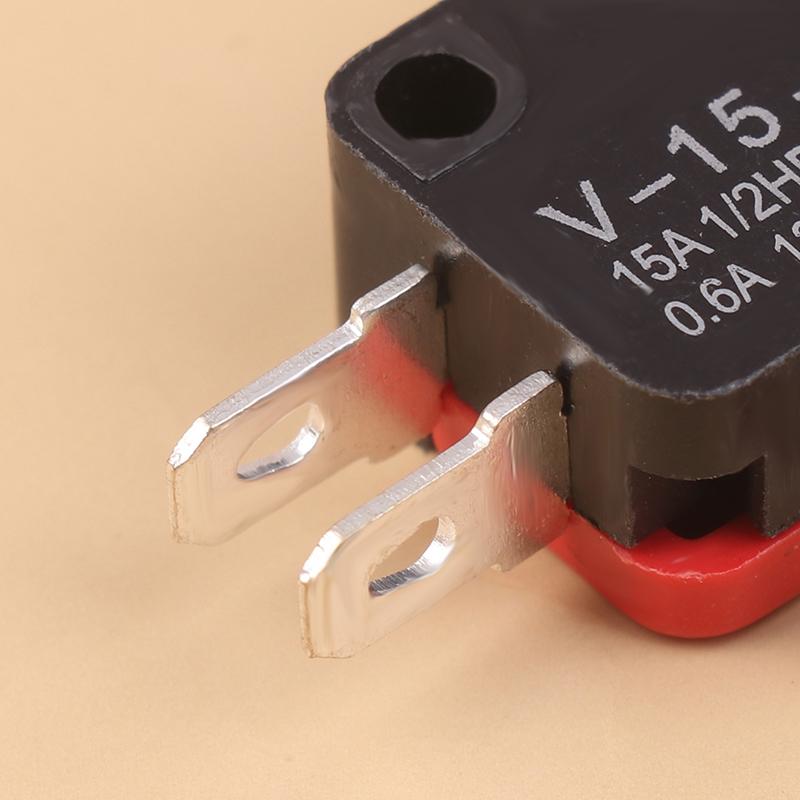 10Pcs Micro Switch V-15-1C25 Silver Point V-15-1C25 Microwave Oven Contact Switch Copper Point Tact Switch Limit Microswitch