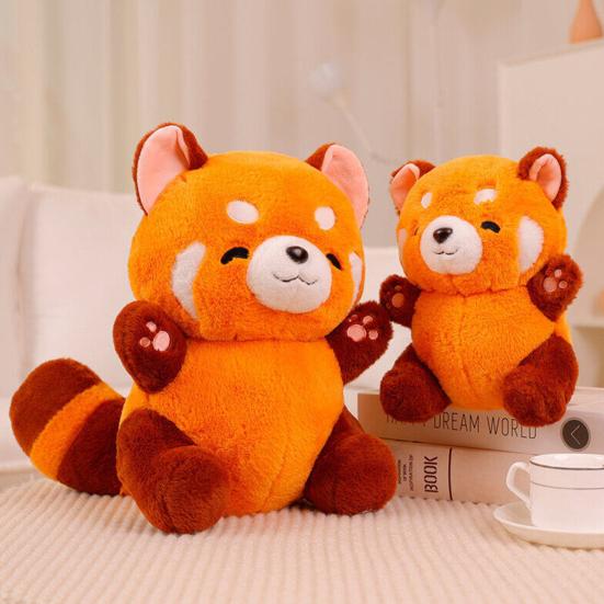 Red Panda Plush Doll Soft Stuffed Animal Doll Huggable Pillow Soft Cute Doll Plushies Appease Toys Bedroom Decor Plush Toy