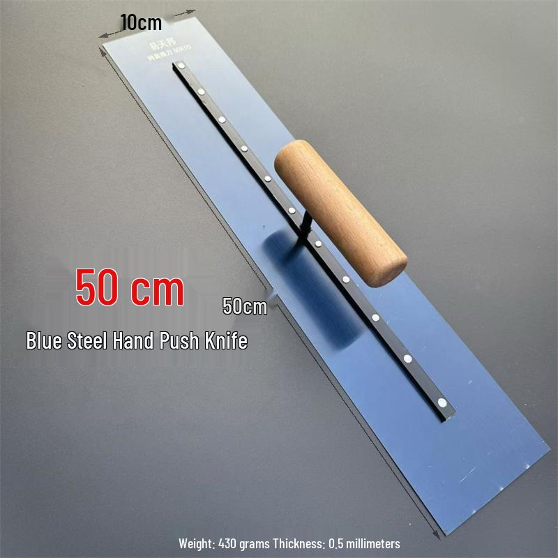 Mavi Çelik XL Macun Kazıyıcı ve Mala: Beyaz Duvar Sıvası, El Malası, Epoksi Zemin Kaplama