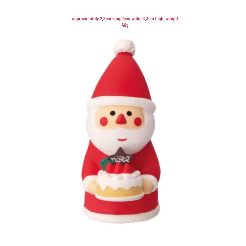 Ornamento di Natale Zakka Gatto Giapponese: Giocattolo Creativo in Resina Blind Box e Regalo Decorativo Trendy.