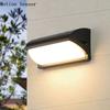 LED Motion Sensor Outdoor Wall Light IP65 Waterproof Modern Porch Lamp for Patio Balcony Garden Courtyard Entryway Lighting