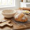 Ratan Basket 25Cm With Cover For Bread Proofing Ø 24.5Cm