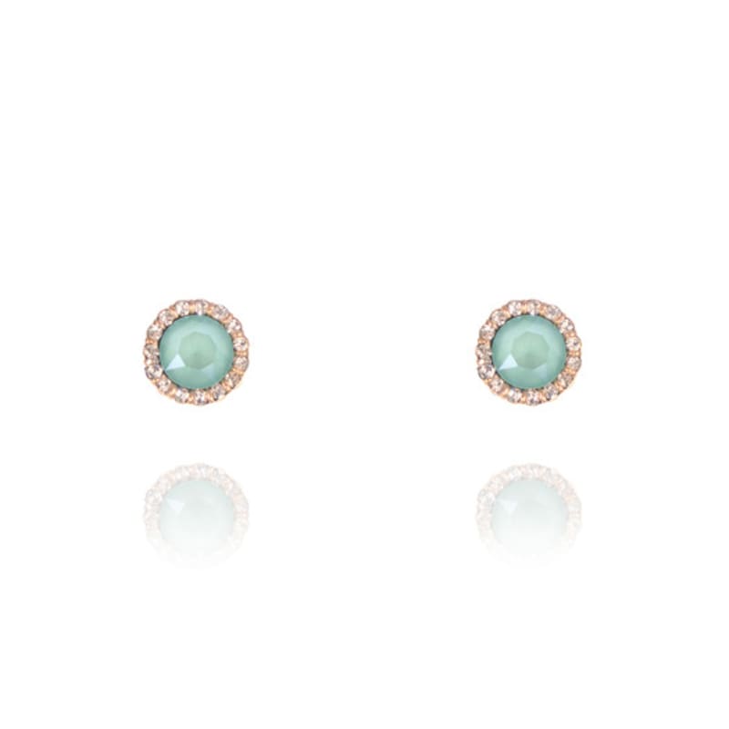 

AUGUST ALICE Gem Etoile Cubic Mint Earrings one