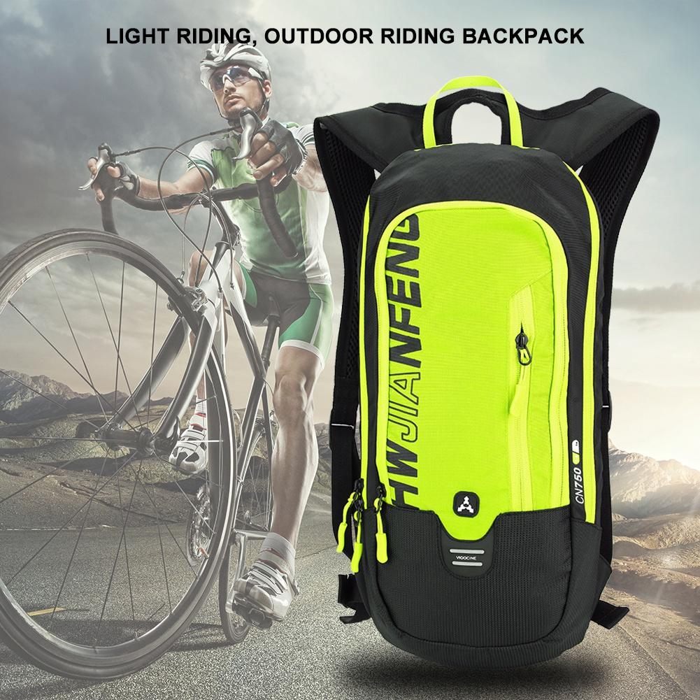 HWJIANFENG Cycling Backpack Bicycle Water Bag Mountain Bike Pouch for Climbing Hiking Green