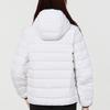 adidas Neo Lightweight Quilted Hooded Down Jacket Women Outerwear White HF0501
