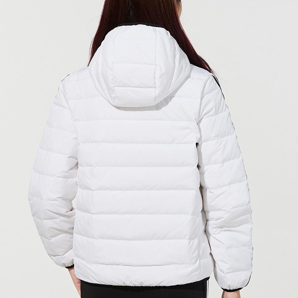 adidas Neo Lightweight Quilted Hooded Down Jacket Women Outerwear White HF0501
