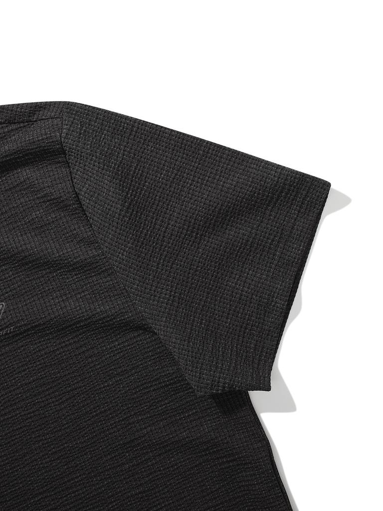 DYNAFIT Magic Sucker Men'S Polo Shirt_Dark Charcoal Ymm26218C9