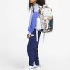 Nike Elemental Minimalist Fashion Sports Casual Logo Print Fabric Backpack Small Unisex backpack Football-Grey Vine-Blue DQ5337-085