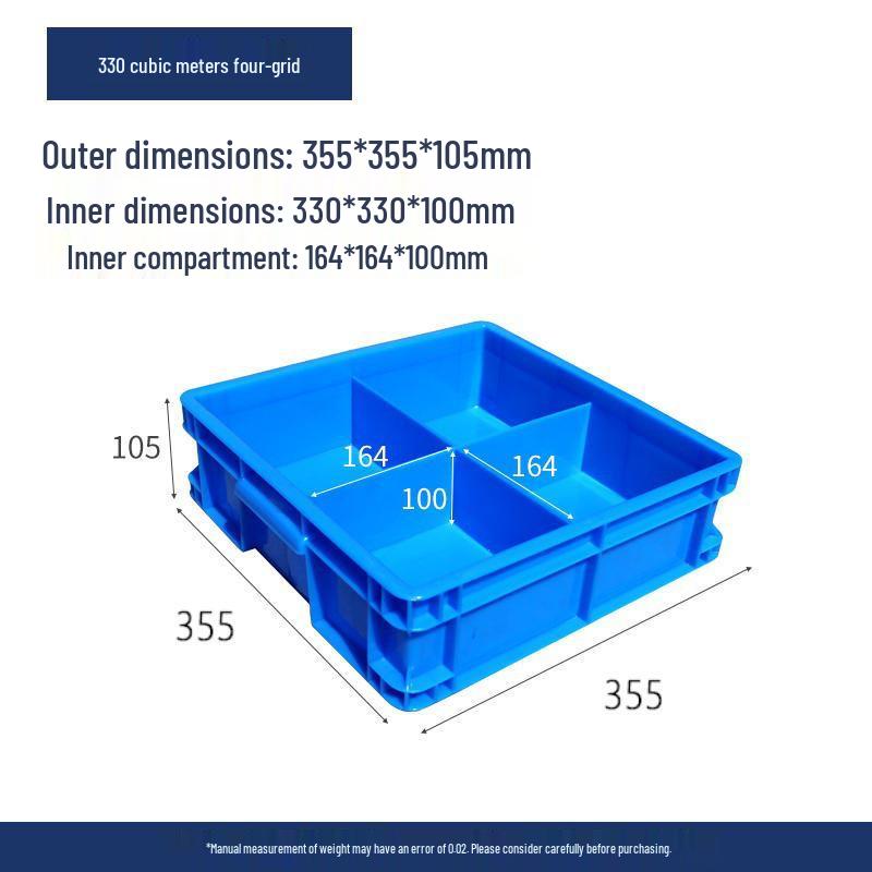 Plastic Multi-Compartment Tool Storage Box