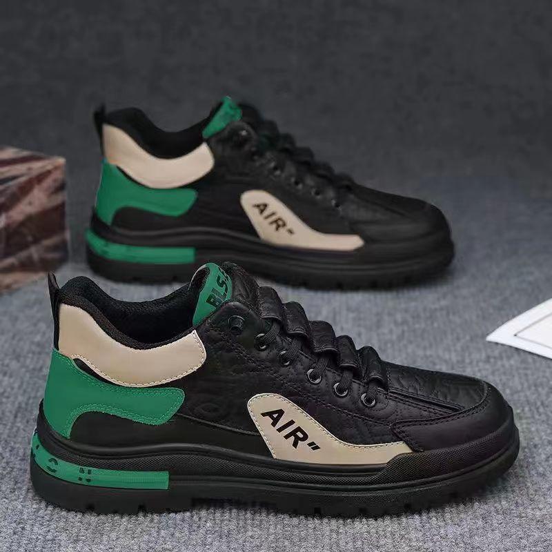 

Повседневная модная трендовая обувь универсальная мужская обувь из мягкой кожи весна, осень и зима 2024 года новая повседневная обувь 42