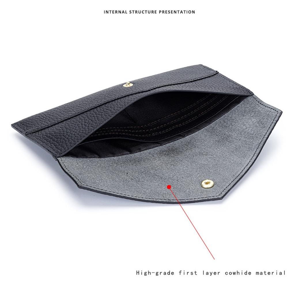 Women'S Leather Wallet Delicate 2-In-1 Purse Long Bifold Wallet Multi-Purpose Smartphone Wallet For Shopping Casual Outfits