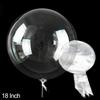 10 pezzi 10-24 pollici palloncino a bolle trasparente trasparente gonfiabile aria elio globos matrimonio compleanno festa decorazione baby shower