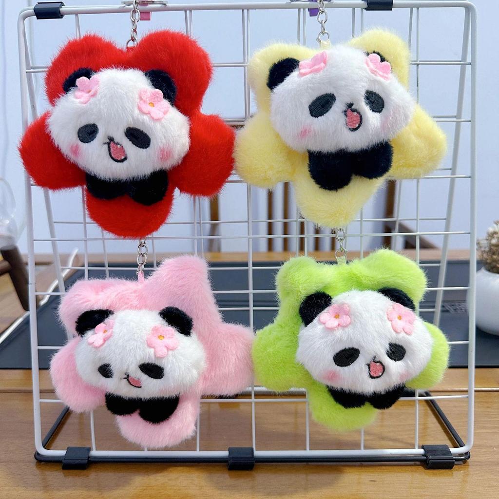 Mini Plush Toy Claw Machine Keychain Charms