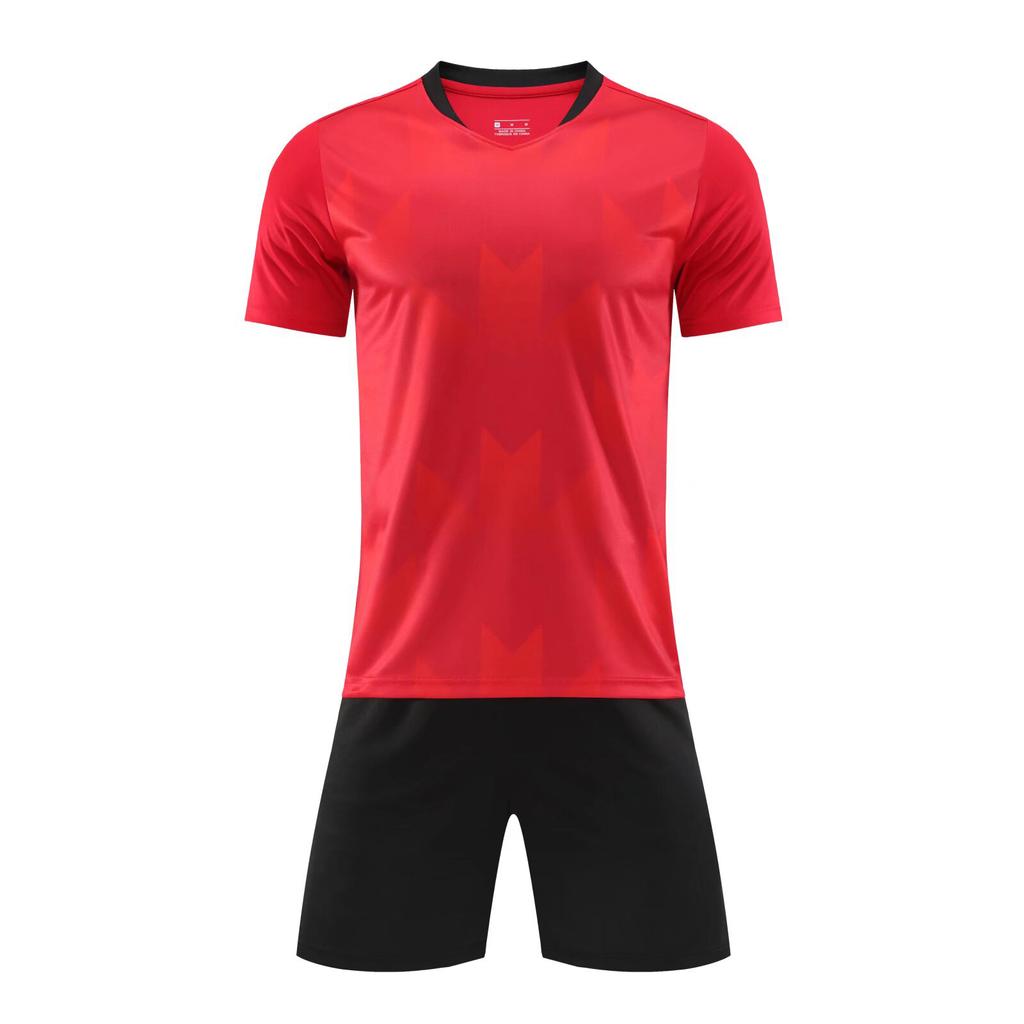 Football Training Jersey Adult Children Playing Jersey Short Sleeve Set Jersey