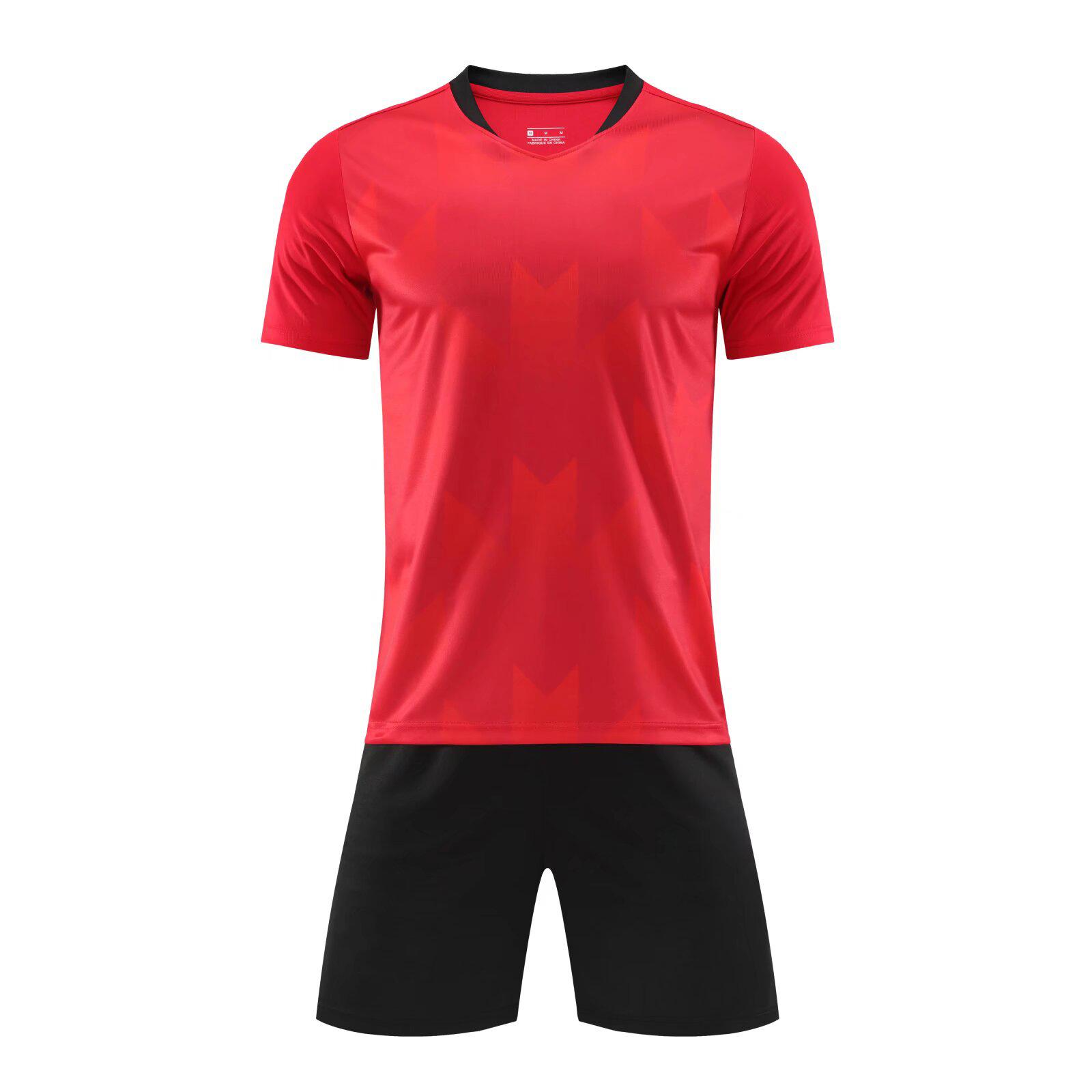 Football Training Jersey Adult Children Playing Jersey Short Sleeve Set Jersey 16