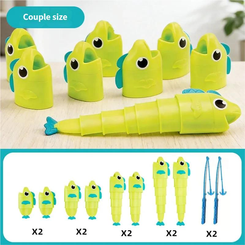 Fishing Master Party Giochi Sociali Tavolo da Pesca Estensibile per Battaglie Mini-Giochi - Giocattolo Puzzle Educativo per Bambini di Tik Tok