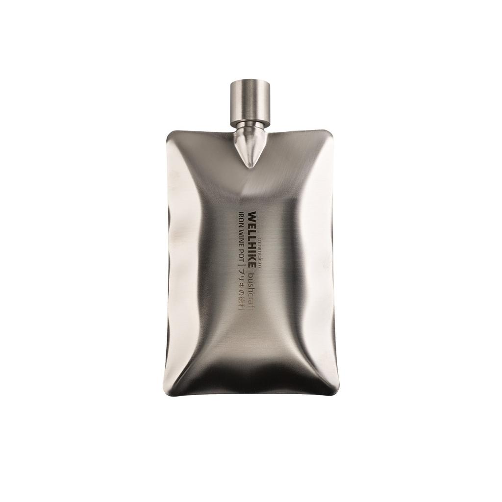 6oz Feldflasche für Alkohol 304 Edelstahl Flache Unregelmäßige Form Flasche, die hervorragend in Jacken- und Hosentaschen passt