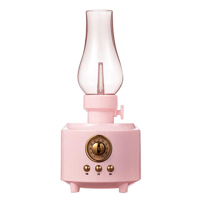 Difuzor Bluetooth 5.0 Radio FM retro Atmosferă vintage Lumină Bas șocant Cutie de sunet Player muzical Suport card TF USB AUX Acasă