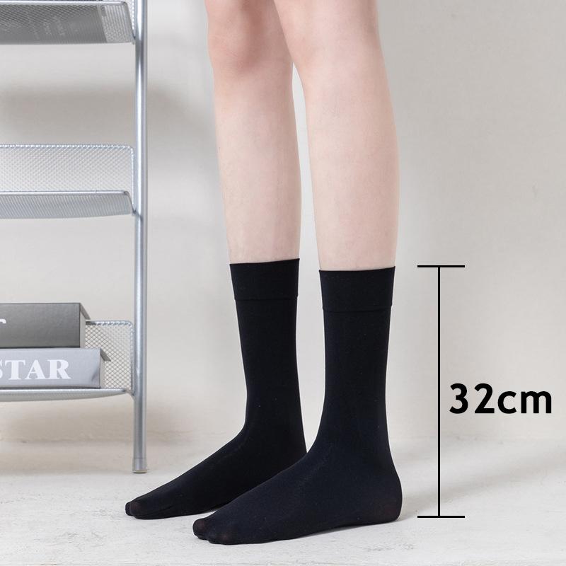 

Lolita Ladies Girls Warm Student Girls Cosplay Socks Sexy Black White Soild Color Long Sock Women Over Knee Thigh High Stockings as picture