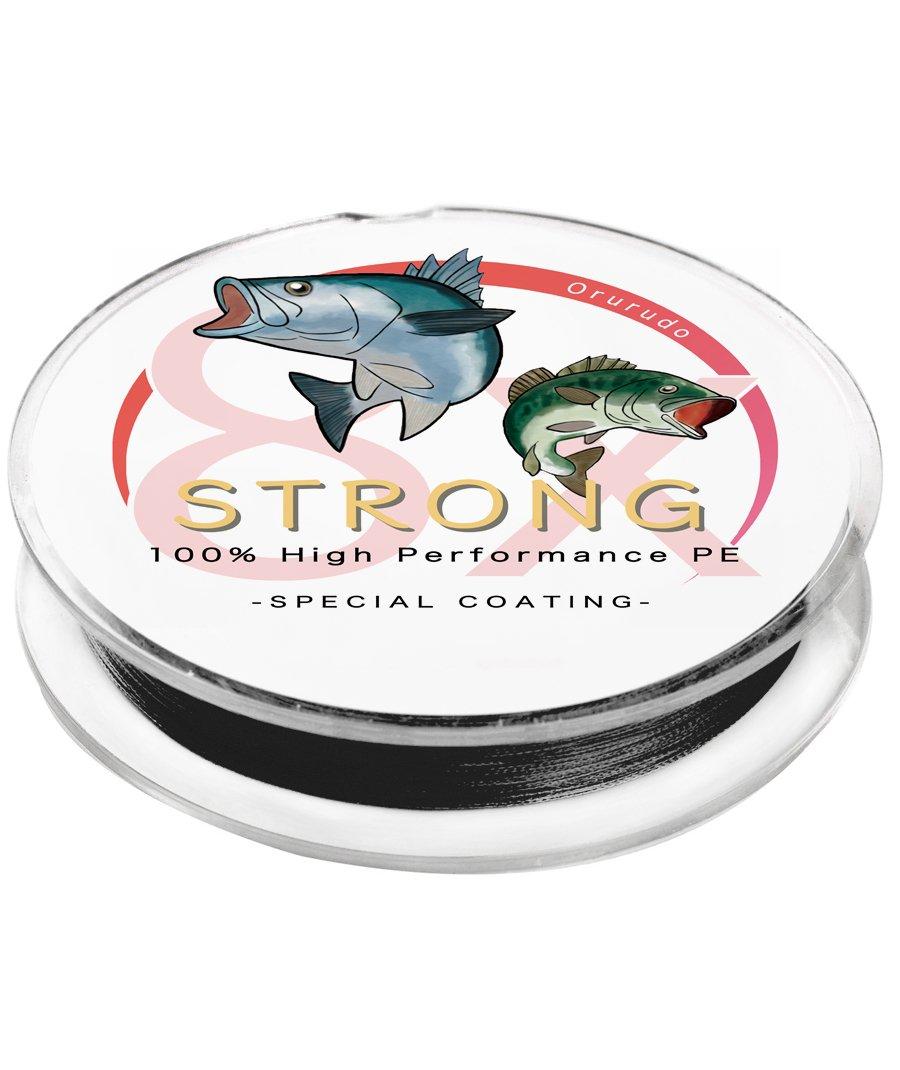 Olerud Рыболовные снасти Высокопроизводительная PE 8XPE  STRONG  8-жильная леска, 200м/Черный/1.5 (qb200033d15n0)