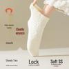 Women's Coral Fleece Non-Slip Short Socks - Autumn & Winter Casual Floor Socks with Dot Soles