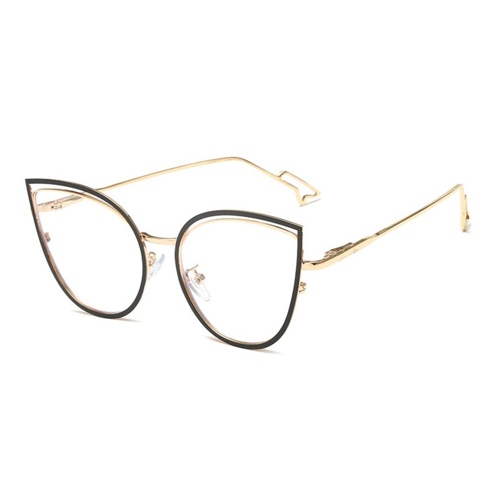 Blue Ray Blocking Anti-Blue Light Glasses Vintage Ultralight Metal Computer Goggles Eye Protection Frame Eyewear Women