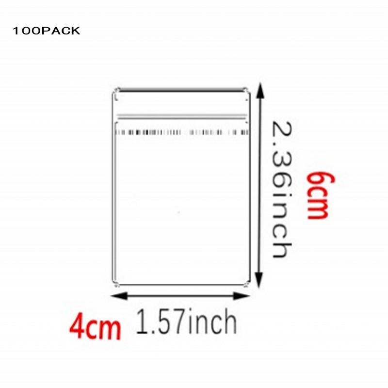 

Jewelry Bag Small Self-Sealing Plastic Zip Clear PVC Transparent Lock Bag for Storing Bracelets Rings Earrings Ziplock Pouch