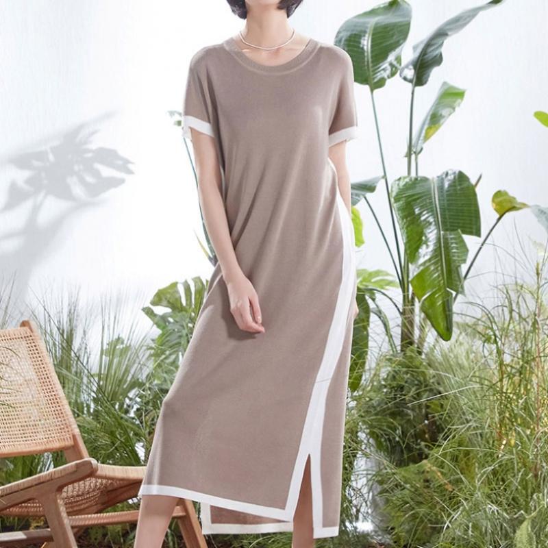 Max Studio Women Pleated Color Knit Dress