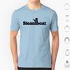 Blacked Out Steamboat Resort  Colorado Mountain Resort T Shirt Cotton Men Women DIY Print Steamboat Steamboat Springs Black