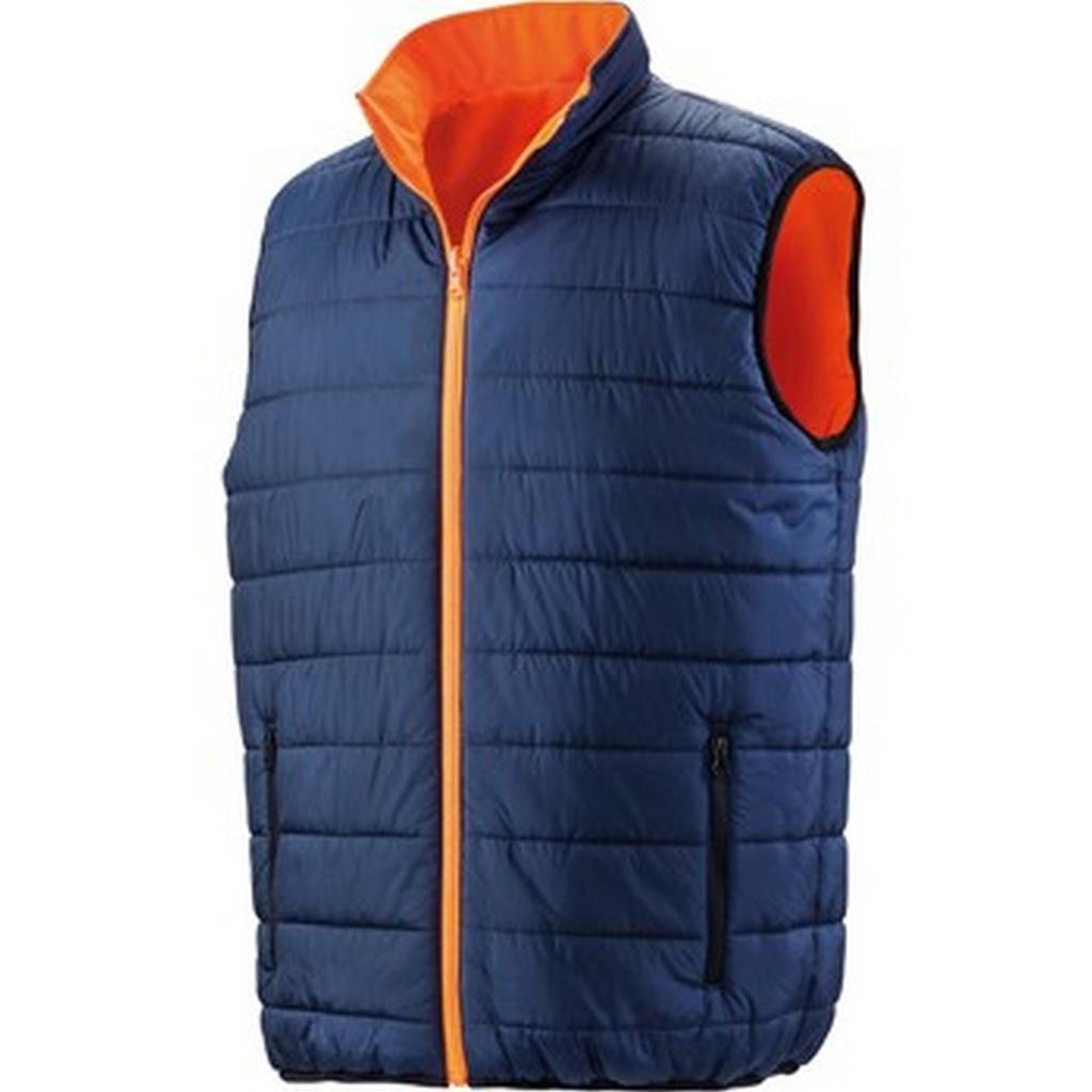 Result Safeguard Mens Reversible Soft Padded Safety Gilet