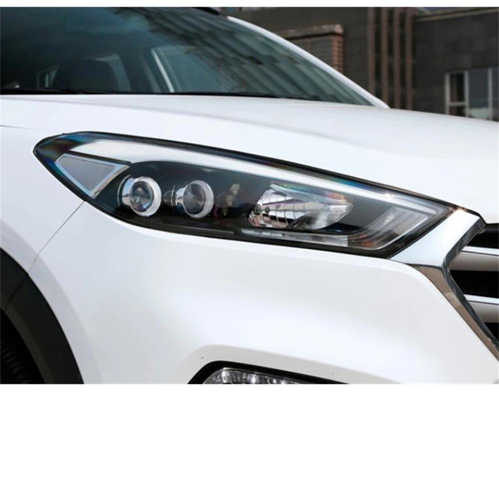 For Hyundai Tucson 2015 2016 2017 2018 front Car Headlight Cover Lens Shell Lampcover Lampshade Headlamp Light mask