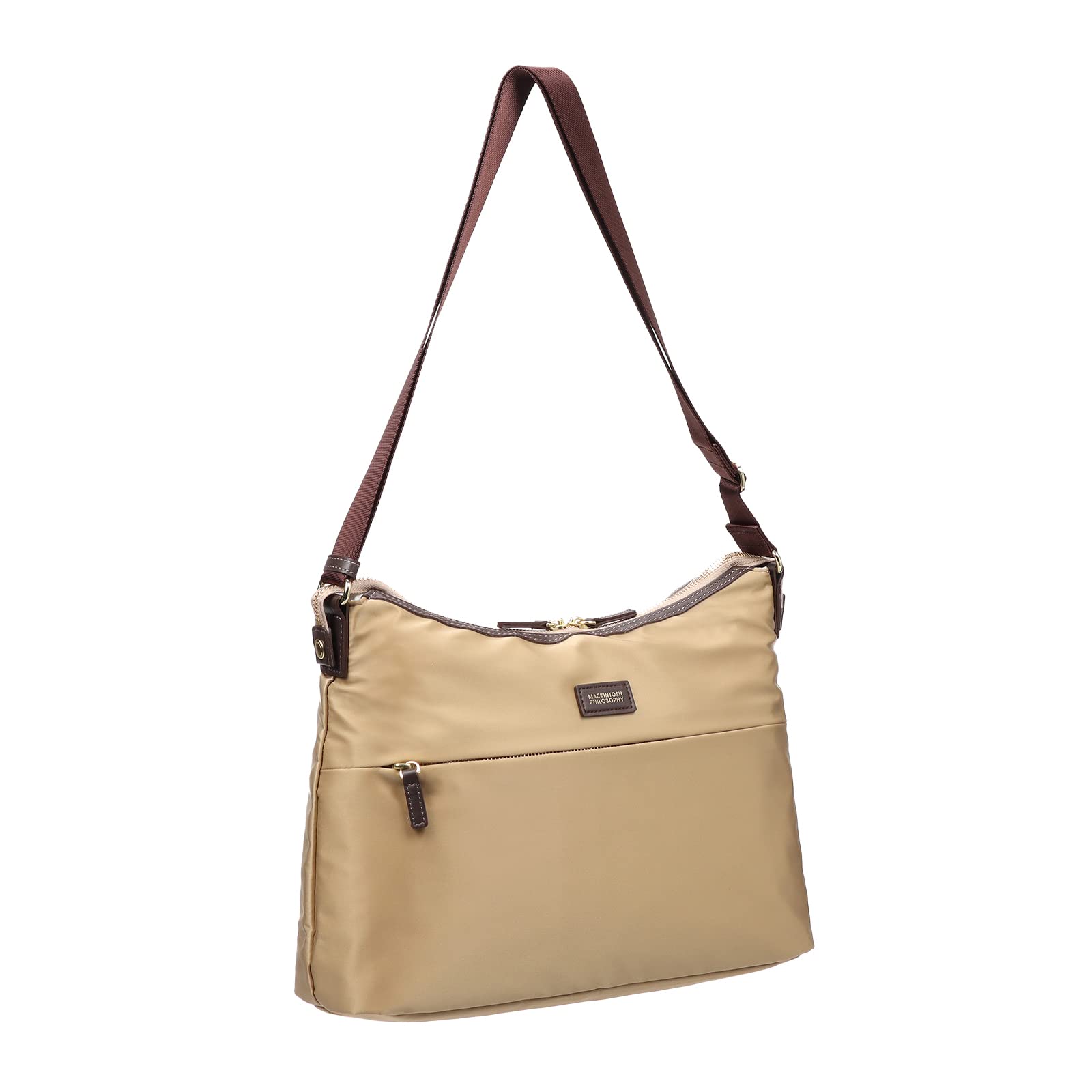 

Shoulder bag Teflon can be set with back beige [Mackintosh Philosophy] [Amelia 2] coating, up, pocket, No.68093, women s, бежевий