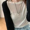Fashion Trend Niche Sense Love Pendant Collarbone Chain Temperament Simple Cold Wind Adjustable Black Rope Necklace