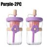 Cute Glass Flower Cartoon Tea Strainer, Cold Brew Flower Tea, Straw, Straight Drinking Cup, Heat-resistant Coffee Cup, Milk Cup