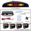 New LED Parking Sensor System Backlight Parktronic Monitor Display Kit Backup Detector Assistant 4 Probes
