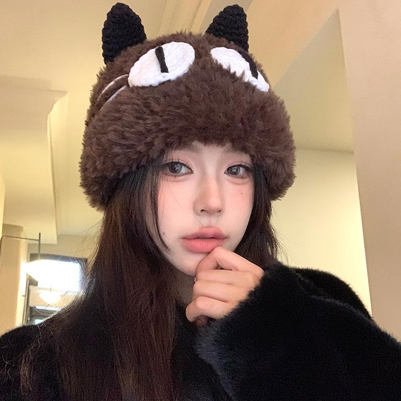 

And Cozy Fashionable Cat Ear Beanie For Women Perfect For Winter With Style Elegant коричневий