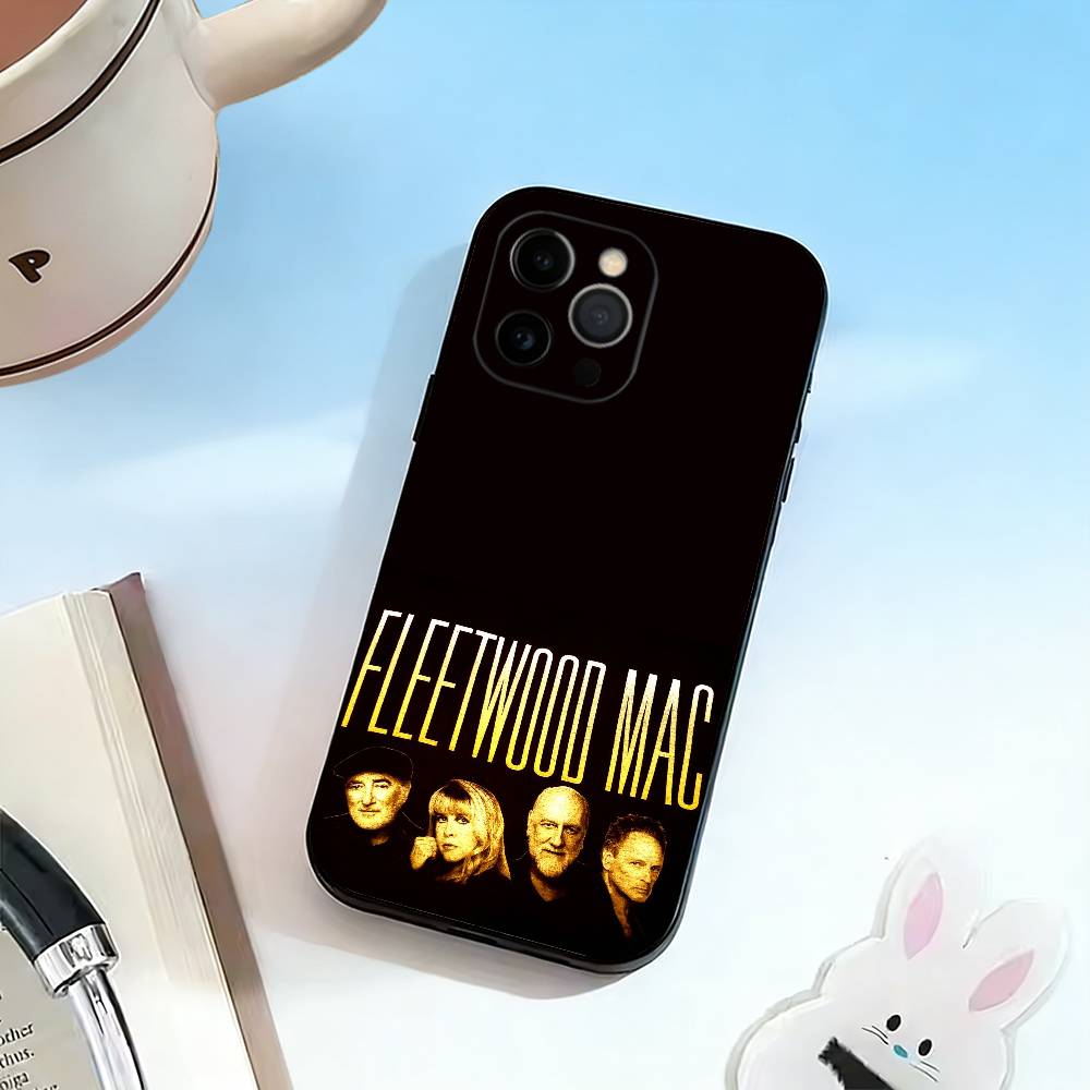 Band F-Fleetwood M-Mac  Phone Case For iPhone 17, 16,15,14,13,12,11 Plus,Pro Max, Others Soft Black Cover