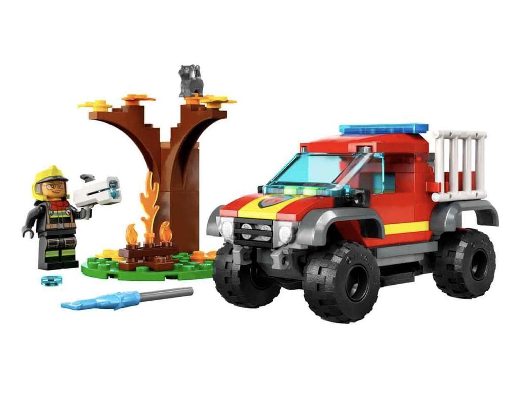LEGO City Off-Road Fire Truck 60393, a Great Gift for Boys and Girls Ages 5 and Up.
