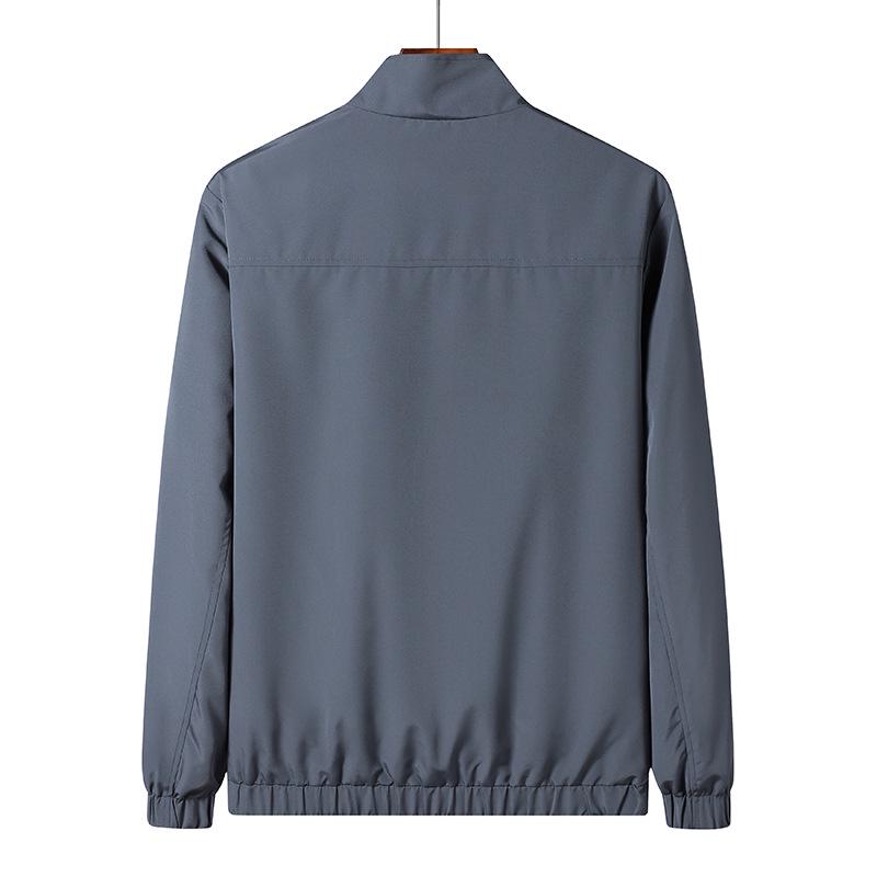 Men's Stand-up Collar Jacket - Spring/Autumn 2024 Korean Casual Plus Size Student Outerwear