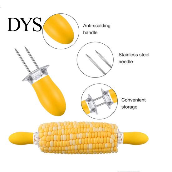 Vegetable Corn Trays Anti-scalding Wear-resistant Plastic Dishes Cob Dinnerware Sets for Family Preservation